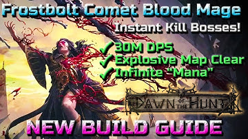 COMET IS BACK! New Frostbolt Comet Blood Mage Endgame Build Guide - Path of Exile 2 (Patch 0.2)
