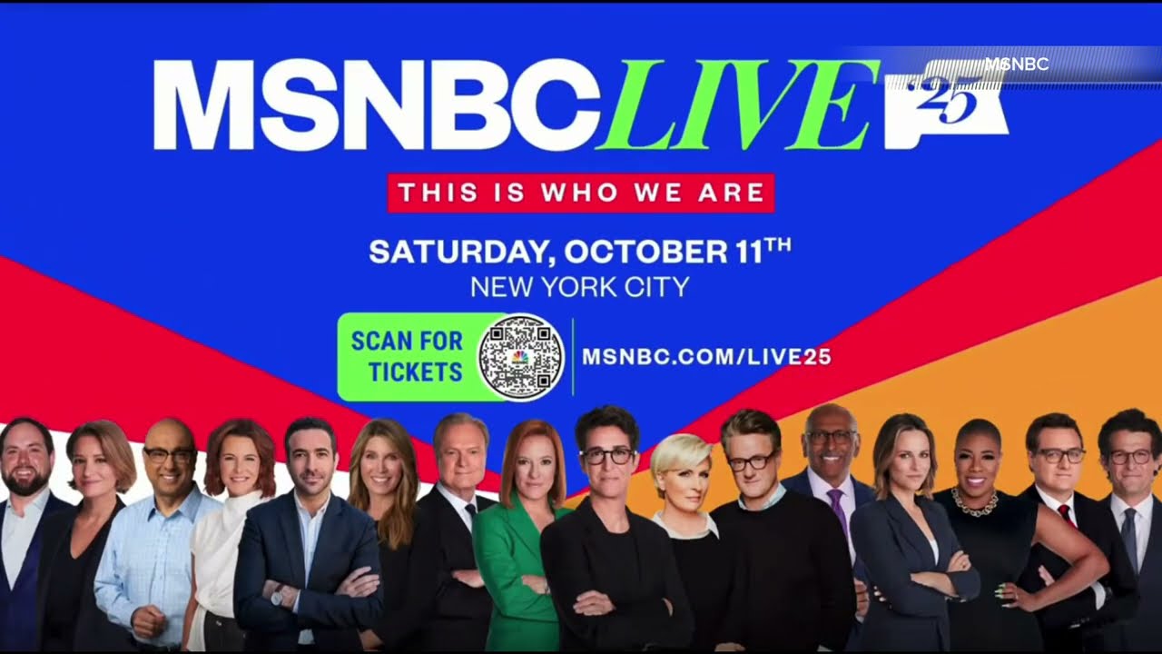 MSNBC announces return of live community event with MSNBC Live '25