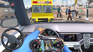 Taxi Cab Driving Simulator: Peugeot car taxi sim city - car driving Game Android gameplay screenshot 4