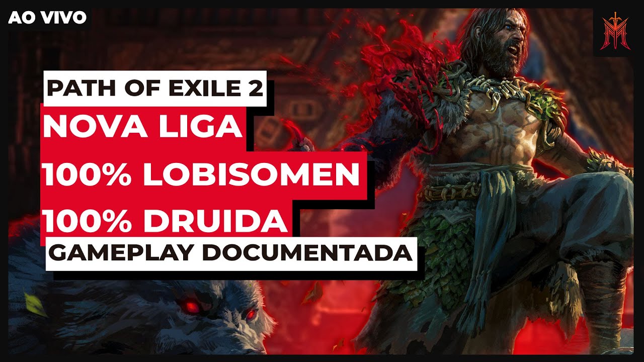 Ao Vivo - Path of Exile 2 - Endgame de Werewolf - BUILD TA CAVALA - Fixa na Descrição