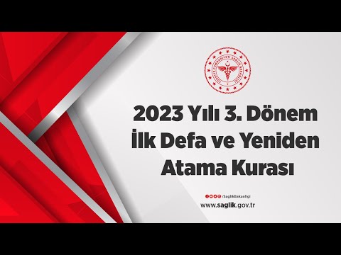 2023 Yılı 3. Dönem İlk Defa ve Yeniden Atama Kurası