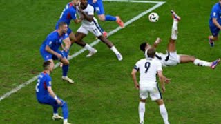 JUDE BELLINGHAM'S BICYCLE KICK | ENGLAND VS SLOVAKIA ( 2 - 1 ) HIGHLIGTS AND GOALS
