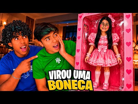 ESTEVÃO AND GABRIEL'S MOM TURNED INTO A DOLL!😱HOW DID THIS HAPPEN?