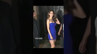 Beautiful Disha Patani Malang Promotions With Anil Kapoor & Adi Blue Dress