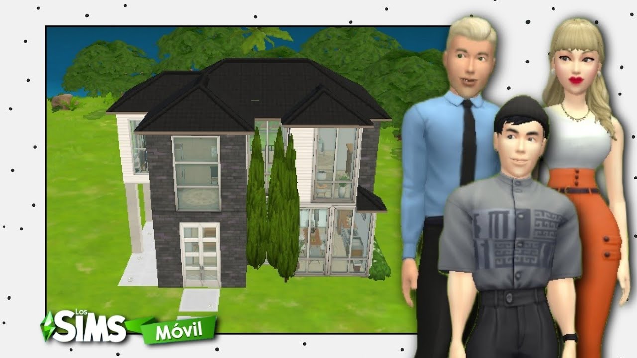 Modern House Recreation || The Sims Mobile || Tour + Planos || Los sims móvil 2021 || Casa Moderna