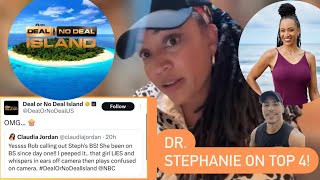 Deal or No Deal Island’s Dr. Stephanie talks her strategy, making final 3, reality TV, Boston Rob