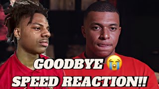 iShow Speed Reaction on Kylian Mbappe decides to leave Paris Saint-Germain 😭💔