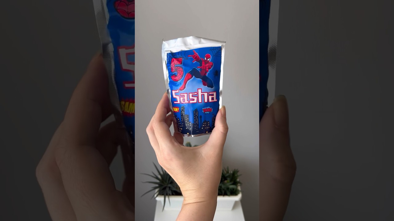 How I Made the Spider-Man Birthday Themed Juice Labels