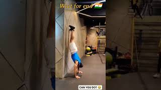 fitness challenge video 4 shorts ???? fitness calisthenics stunt gymnast workout