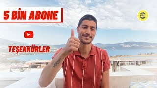 5 Bi̇n Abone Özel Teşekkürler