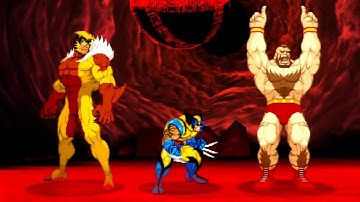 Marvel VS Capcom 2 - Sabretooth/Wolverine/Zangief - Expert Difficulty Playthrough