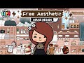 ALL FREE AESTHETIC HOUSE DESIGN!! 🧸🧺🤎| Toca Life World