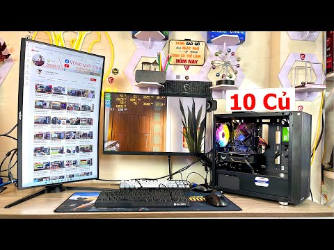 Video THAM RẺ MUA FULL BỘ PC GAMING 10 CỦ CẢ MÀN 27 CONG... - youtube
