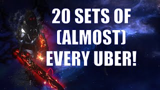 20 Sets of (almost) All Ubers!