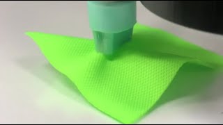 Delicate Fabric Handling using A Soft Robotic Gripper with Embedded Microneedles