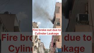 Fire Broke Out In My Building. Cylinder Blast. #cylinderblast #gasleak #police #bangalore