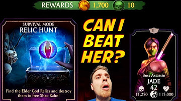 MK Mobile. Can I Get Shao Kahn on Beginner Account? Relic Hunt 2022. Jade Boss OP!