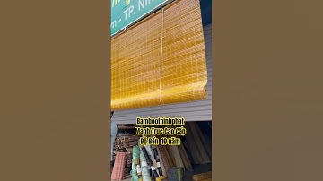 Mành rèm tre trúc che nắng mưa ngoài trời. Màn rèm trúc cao cấp.