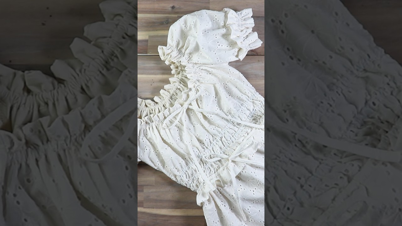 Making the most dreamy and comfortable dress 