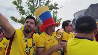 Thousands of Ecuador fans gather in Philadelphia before World Cup opener against Cote d'Ivoire