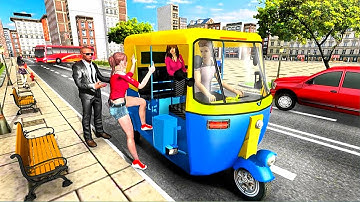 Modern Tuk Tuk Auto Rickshaw Free Driving Games / Free Driving Games/   City Driver Android Gameplay