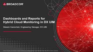 Dashboards & Reports for New Age Observability with DX UIM from Broadcom