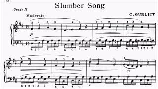 Children's Piano Pieces No.40 Gurlitt Slumber Song Op.101 No.6 (P.66) Sheet Music