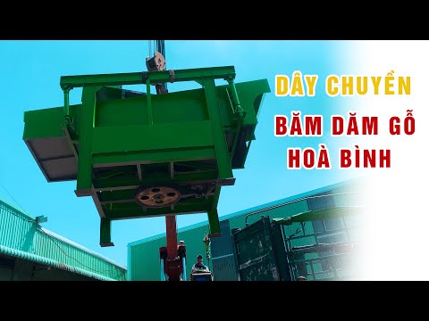Video Dây chuyền băm dăm gỗ xuất khẩu 20 Tấn tại Hoà Bình |... - youtube