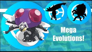 Drawing Mega evolutions for my fakemon region!