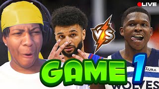 Lvgit LIVE Reaction To NUGGETS vs TIMBERWOLVES | GAME 1 | NBA Playoffs | May 4, 2024