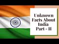 Unknown Facts about India Part 2 | Tamil | The 20s kids