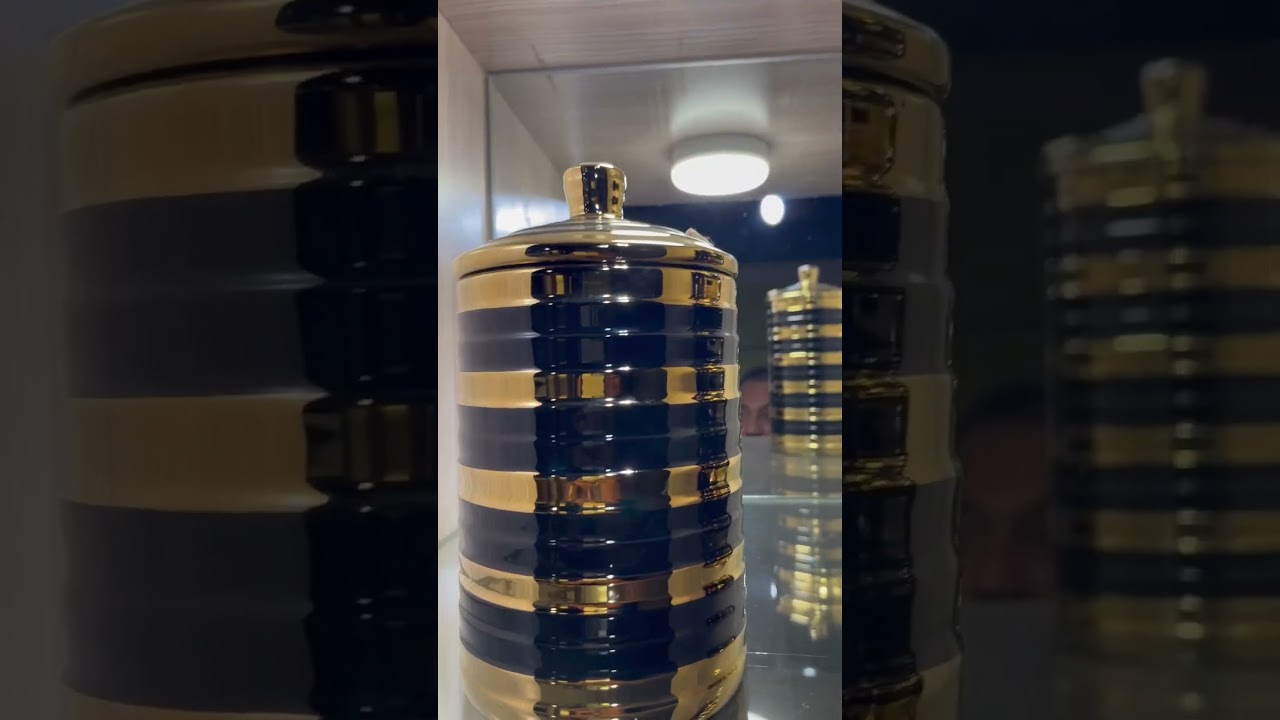 Antique ceramic candy jars 