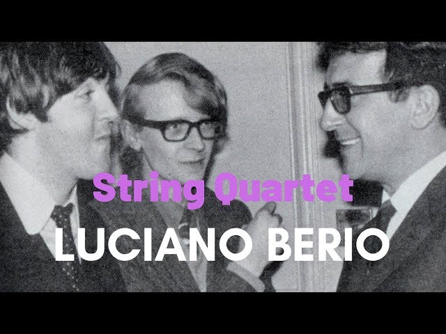 Berio - String Quartet (1956) - YouTube