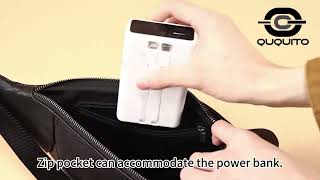 QUQUITO High Quality Genuine Leather Crossbody Messenger Bag Fashionable and Popular. screenshot 5