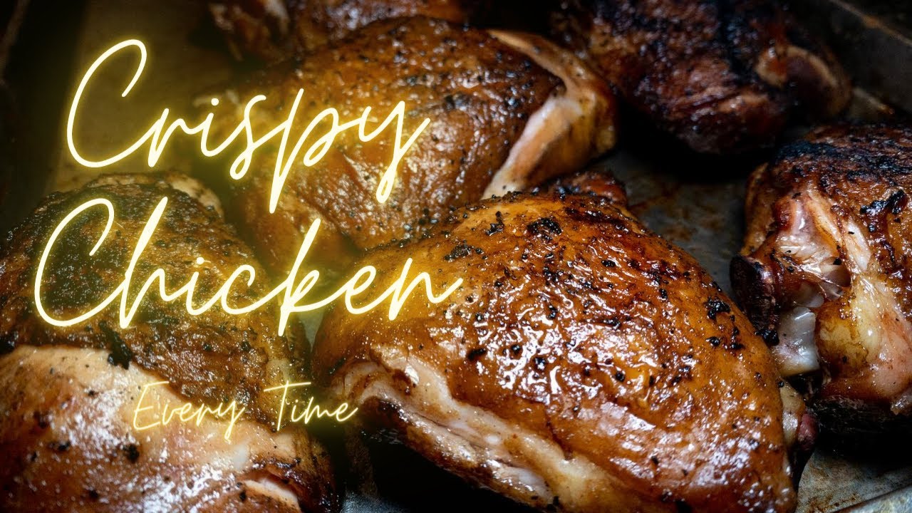 Grilled Chicken Thighs The secret to Crispy Skin. YouTube