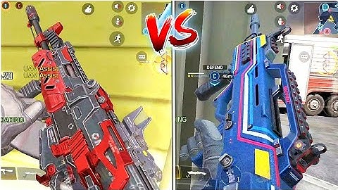 Ak47 Red Action vs Type 25 Pinstripes - COD Mobile