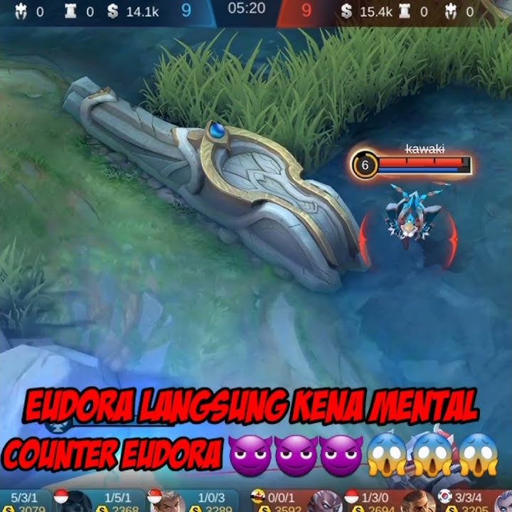 COUNTER EUDORA❗❗❗EUDORA KENA MENTAL - Mobile Legends #short