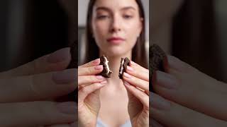 🍪 Oreo Cookie Crunch ASMR | Satisfying Eating Sounds #shorts