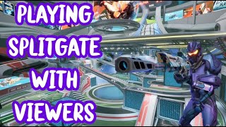 SPLITGATE LIVE|FIRST TIME PLAYING WITH VIEWERS|#Roadto3k