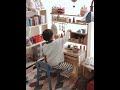 A Bed + Swing + Slide = Dream Setup #KidsBed #HouseBed#DIY#furniture#home#shorts