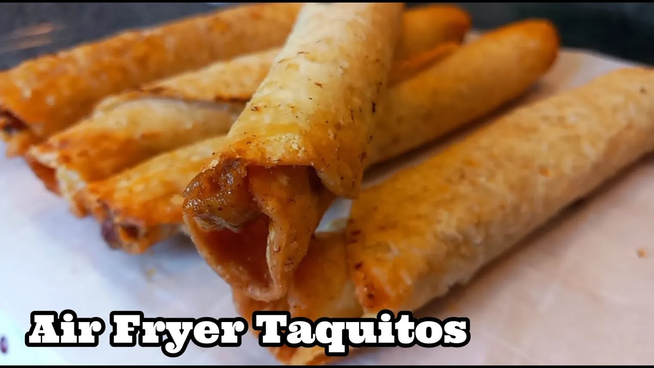 Air Fryer Frozen Taquitos Air Fryer Taquitos YouTube