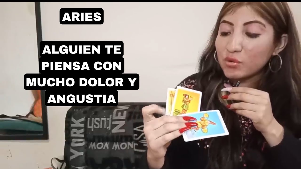 ARIES***ALGUIEN TE PIENSA CON MUCHO DOLOR Y ANGUSTIA*** - YouTube