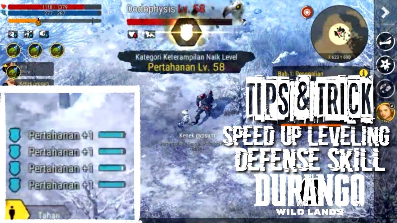 DURANGO Tips & trick Fast Leveling Defense Skill | GB Skill Pertahanan