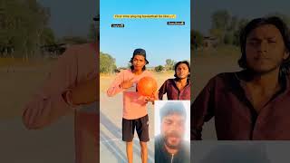 Basketball playing with dost/bete🥲🔥| Indian family😂|| #shorts #comedy #ytshaorts #shortvideos
