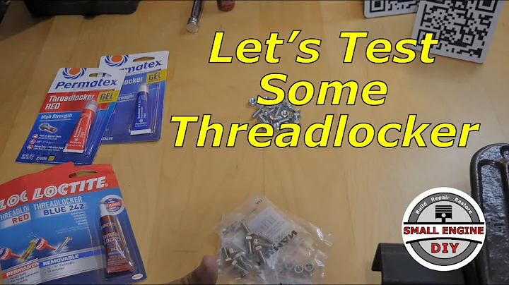 Let's test some Blue and Red Threadlocker