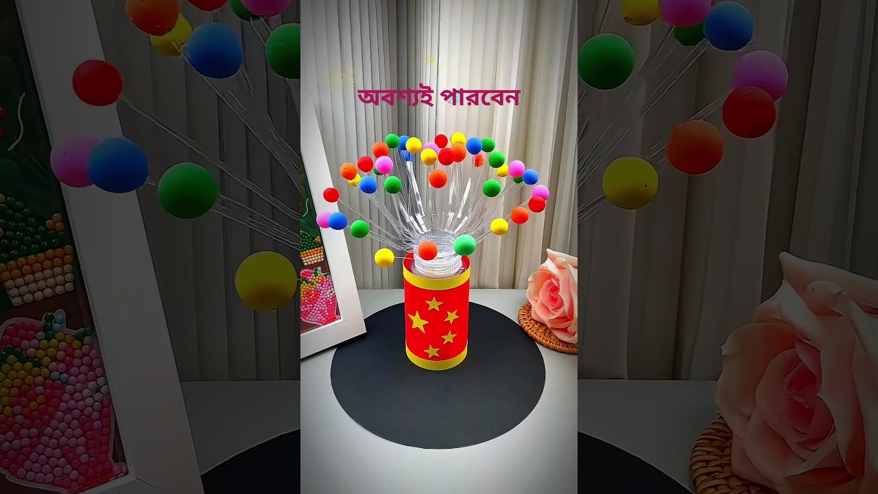 Diy - plastic bottle craft ideas || how to make flower from bottle with clay🌹🌹