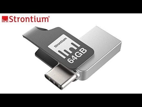 Strontium Nitro Plus 64GB Type C USB 3 1 Flash Drive With Transfer Speed Upto 150 Mbs 