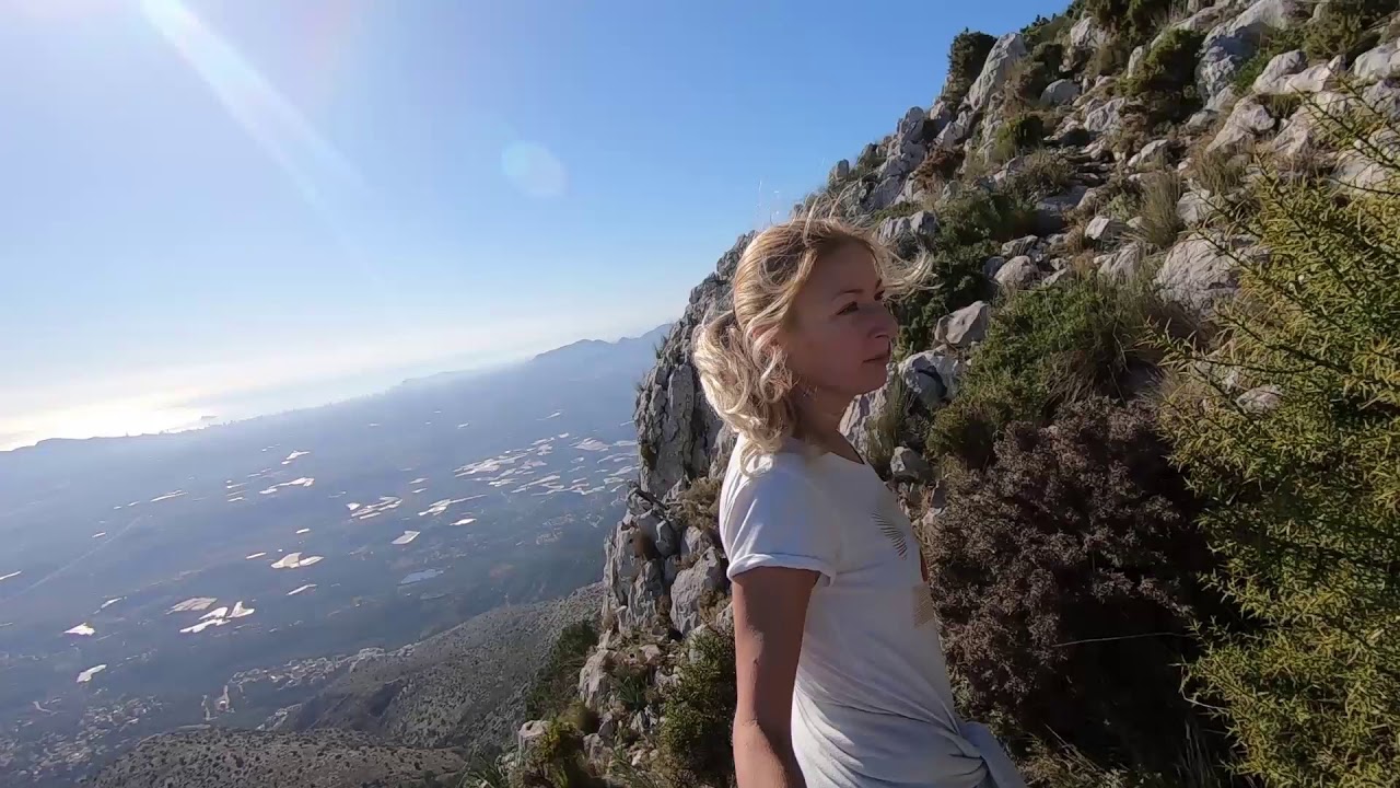 Subida a la cima de Serra Bérnia