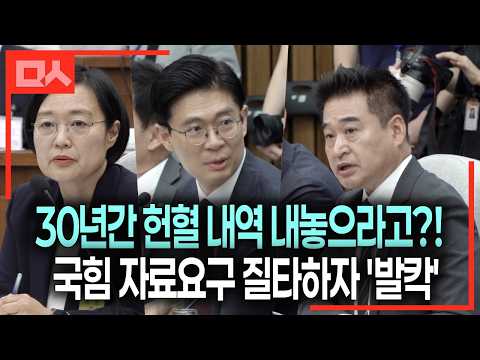 국힘 자료요구 질타하자 발칵 | 한성숙 <strong>국무총리</strong> <strong>후보</strong> 인사청문회