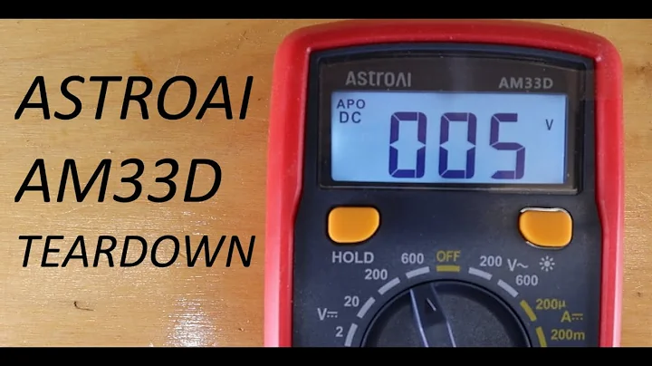 AstroAI AM33d Multimeter Review and Teardown